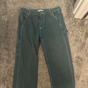 Woman’s Green Jeans
